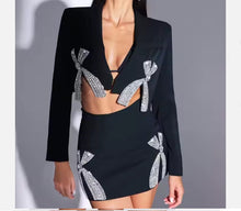 Load image into Gallery viewer, Diamond bow set
