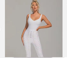 Load image into Gallery viewer, Laced pants jumpsuit
