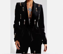 Load image into Gallery viewer, Velvet pants set
